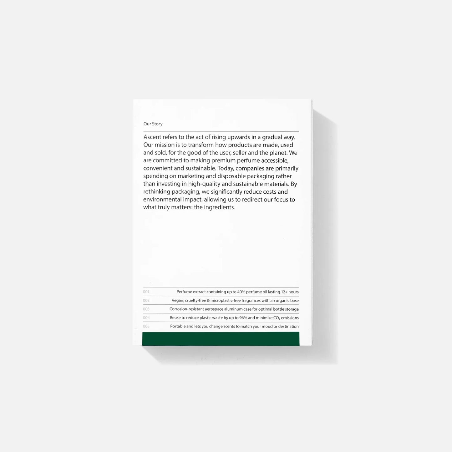 Ascent - Case & Parfum Refill | Green