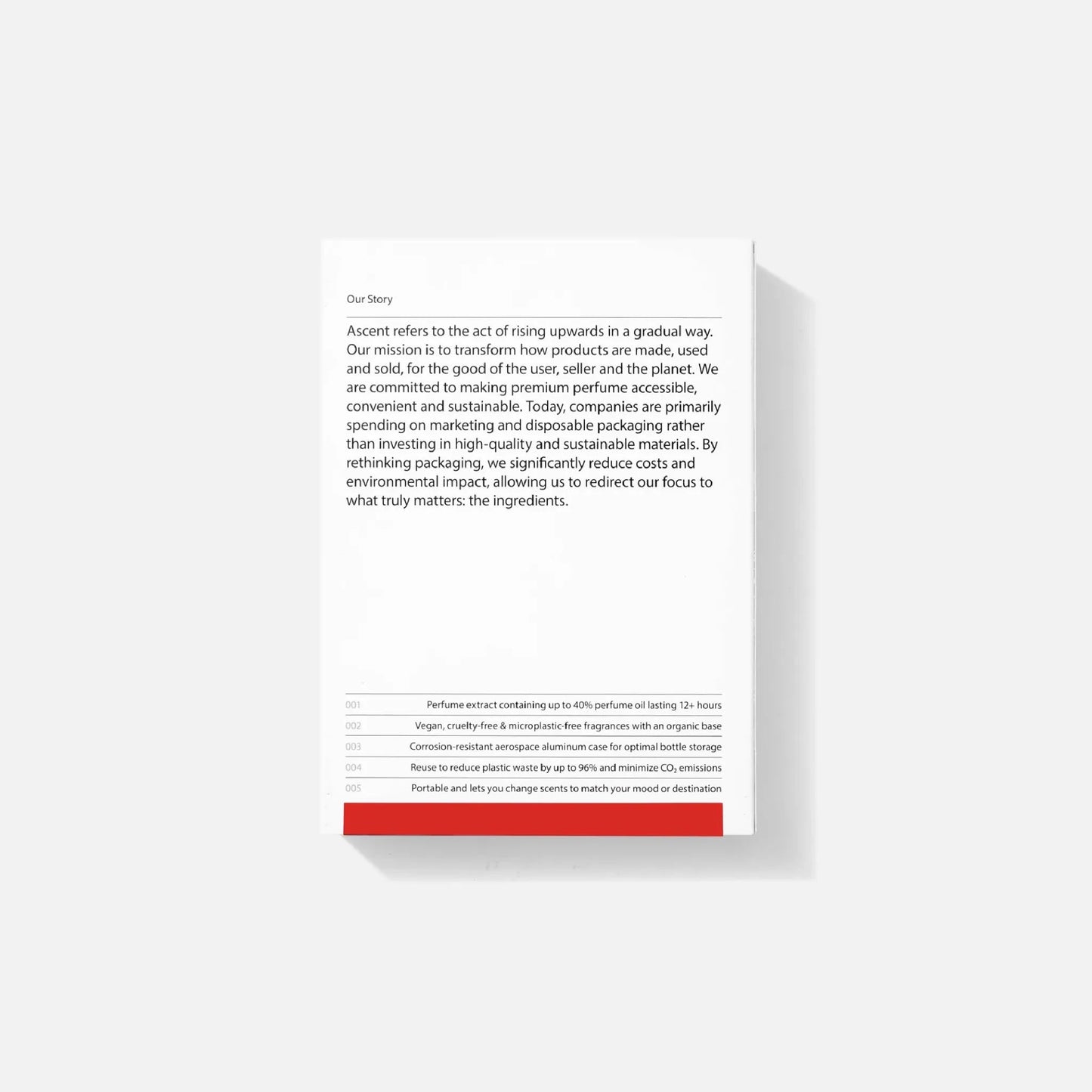 Ascent - Case & Parfum Refill | Red