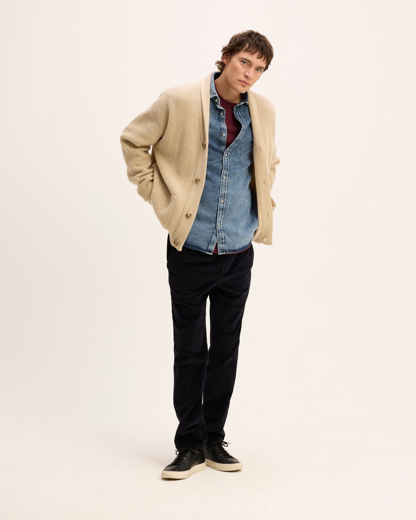 Kardigan Wool knitted vest