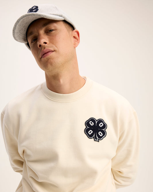 Logan Clover Patch Sweater