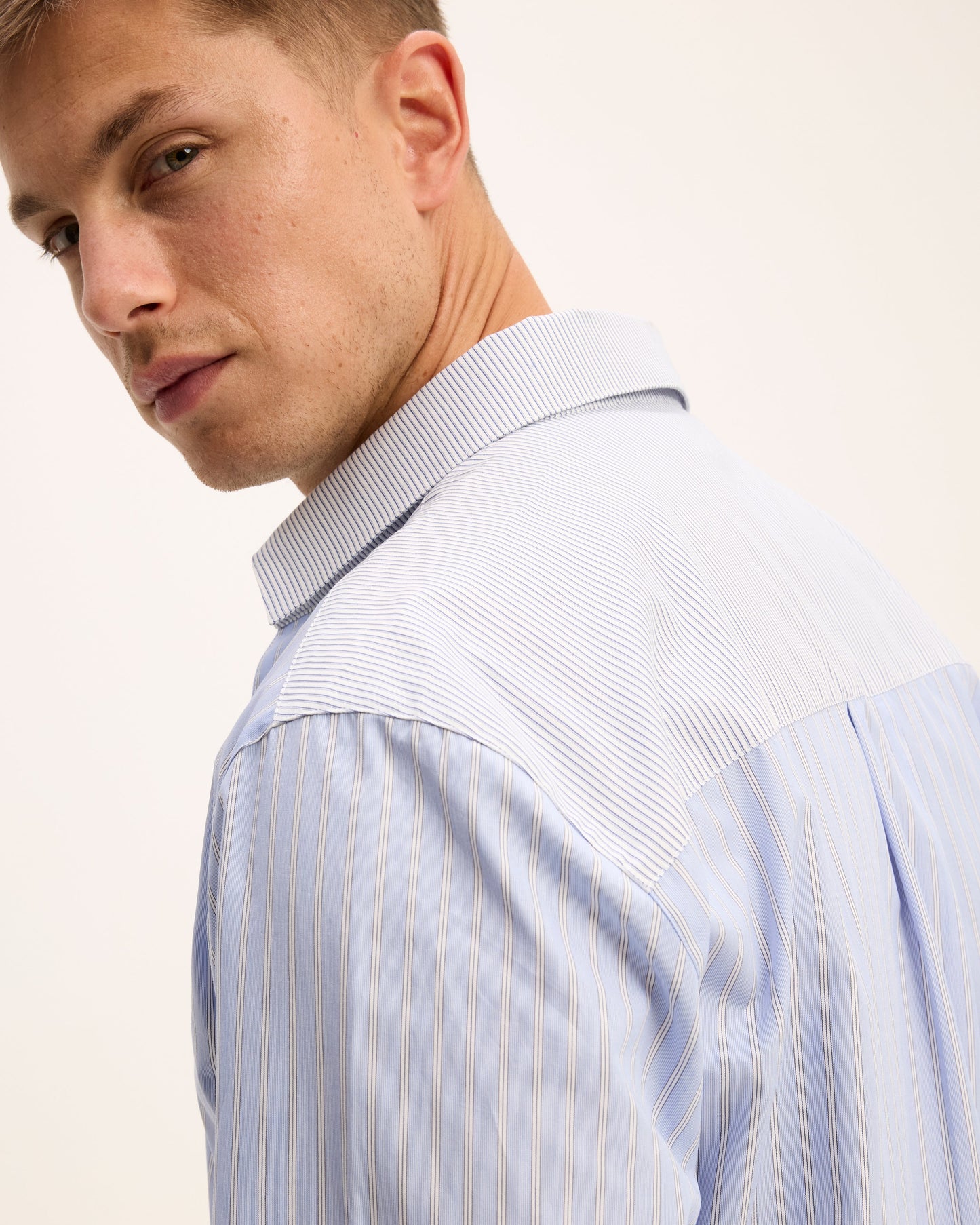 Sblock Colorblock Stiped Shirt