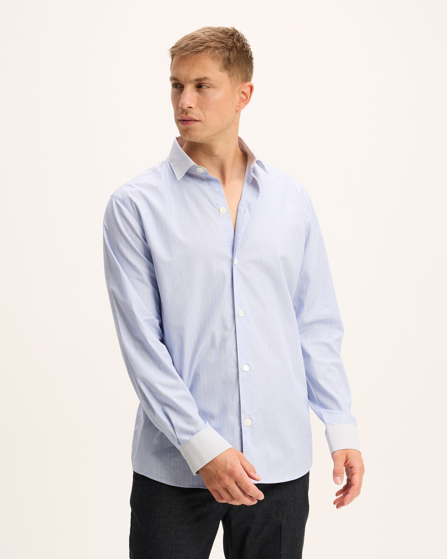Sblock Colorblock Stiped Shirt