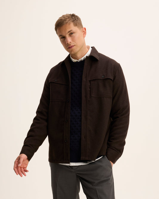 Solva Wool Blend Overshirt