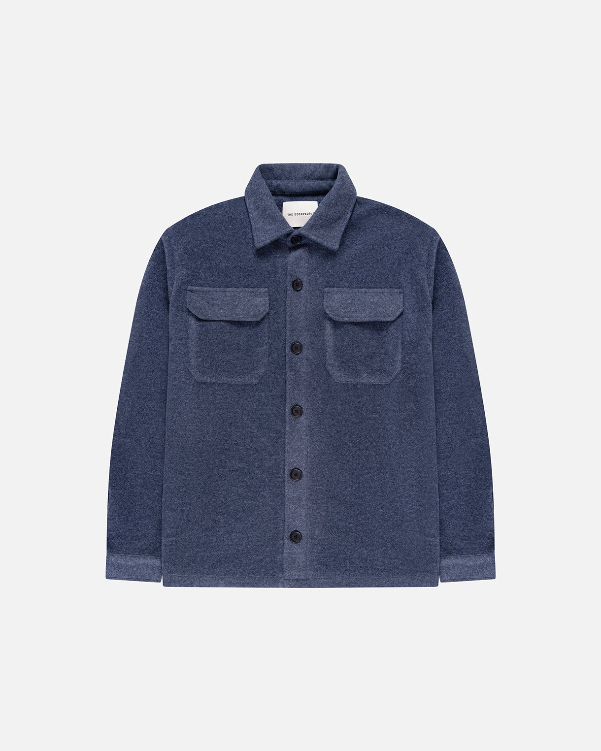Sax Wool-Blend Shirt
