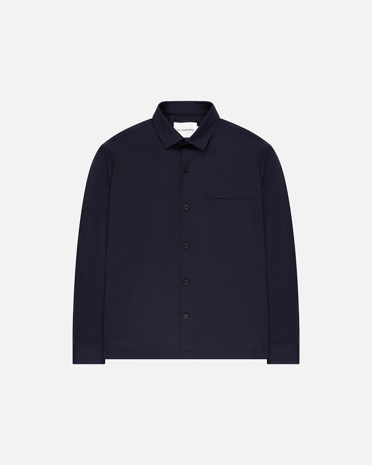 Simon Cool Wool Button-Up Shirt