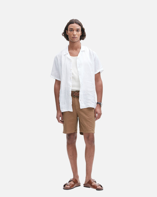 Linnen Shirt met Korte Mouwen