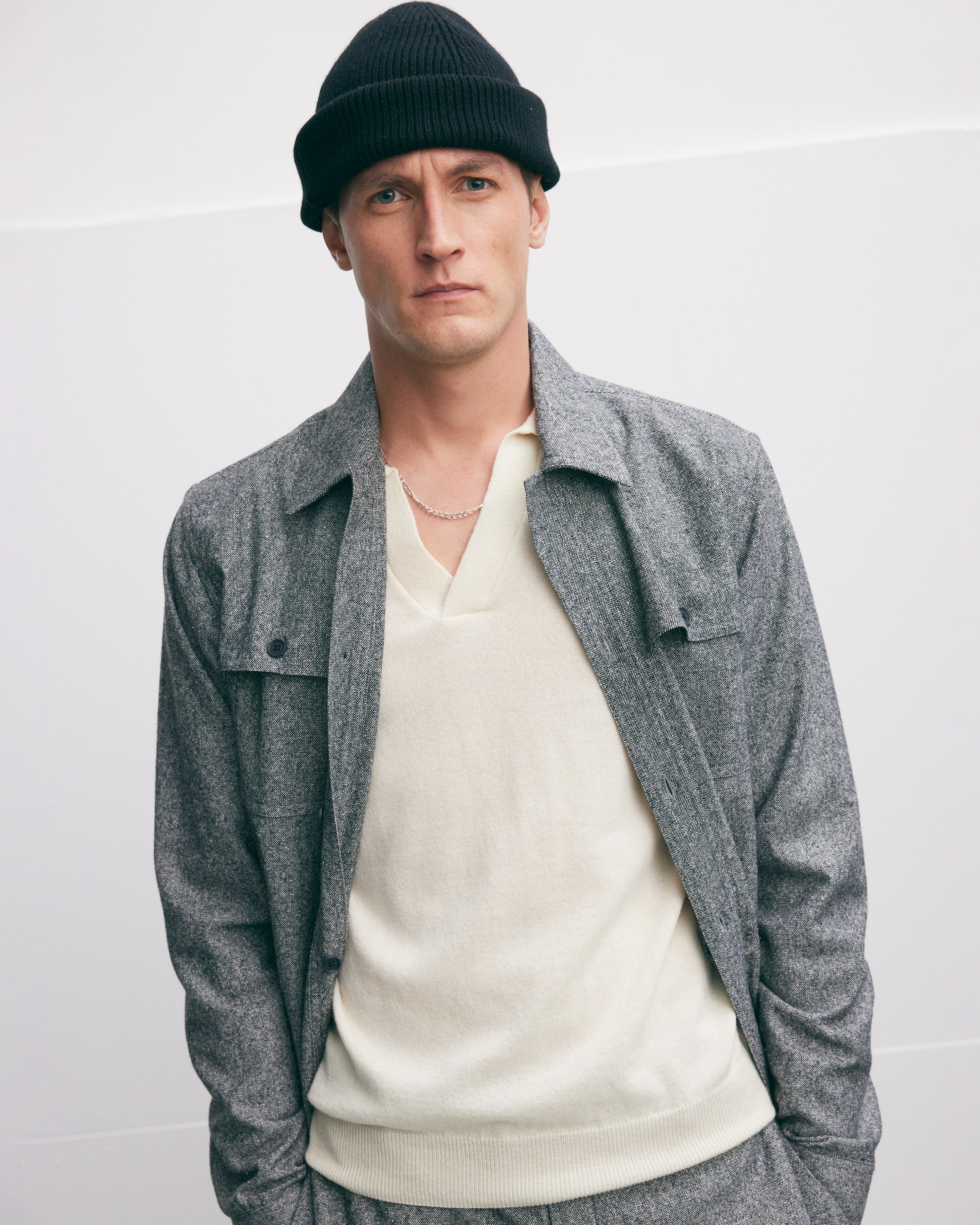 Wool Blend Overshirt