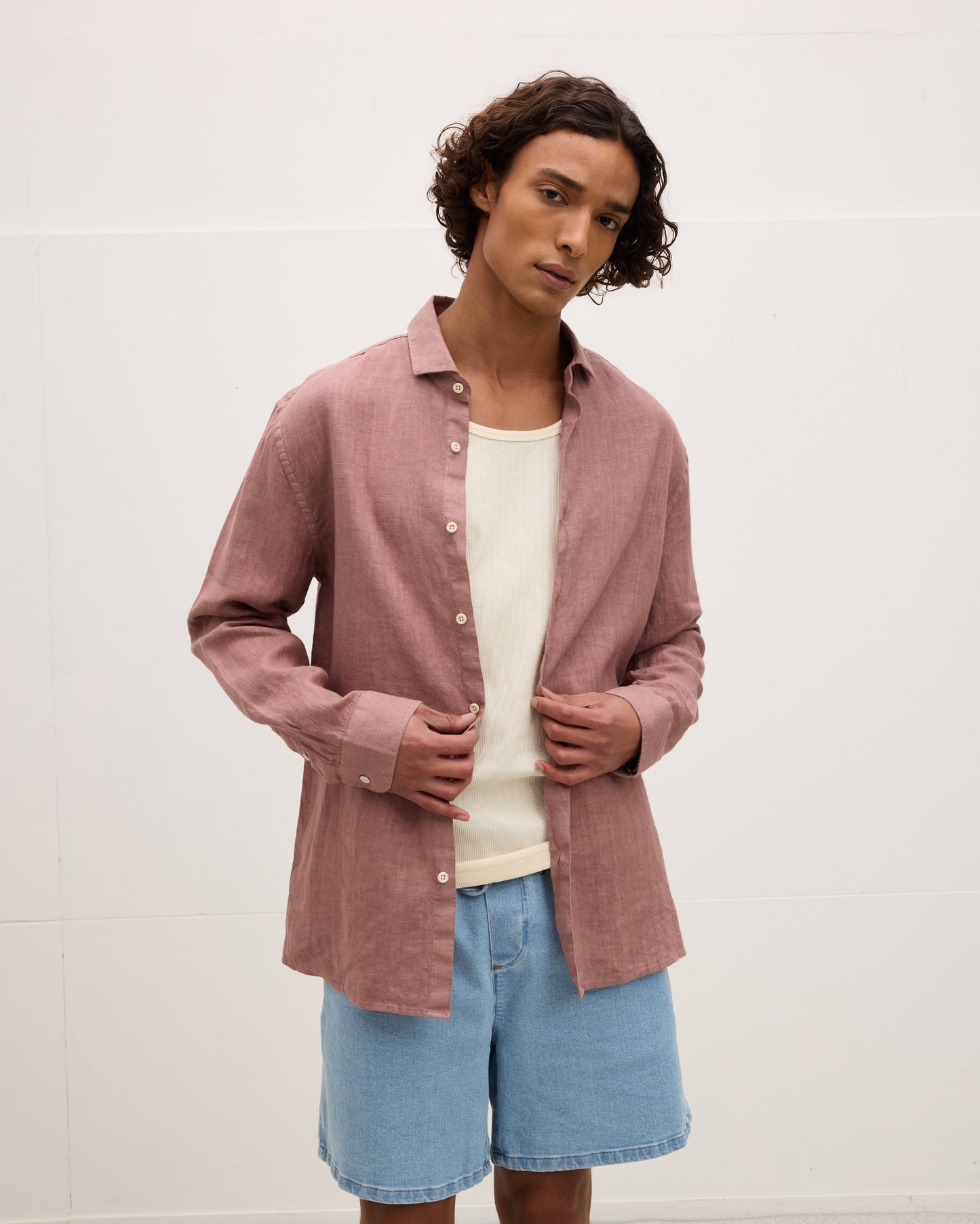 Soho Linen Garment Dye Shirt