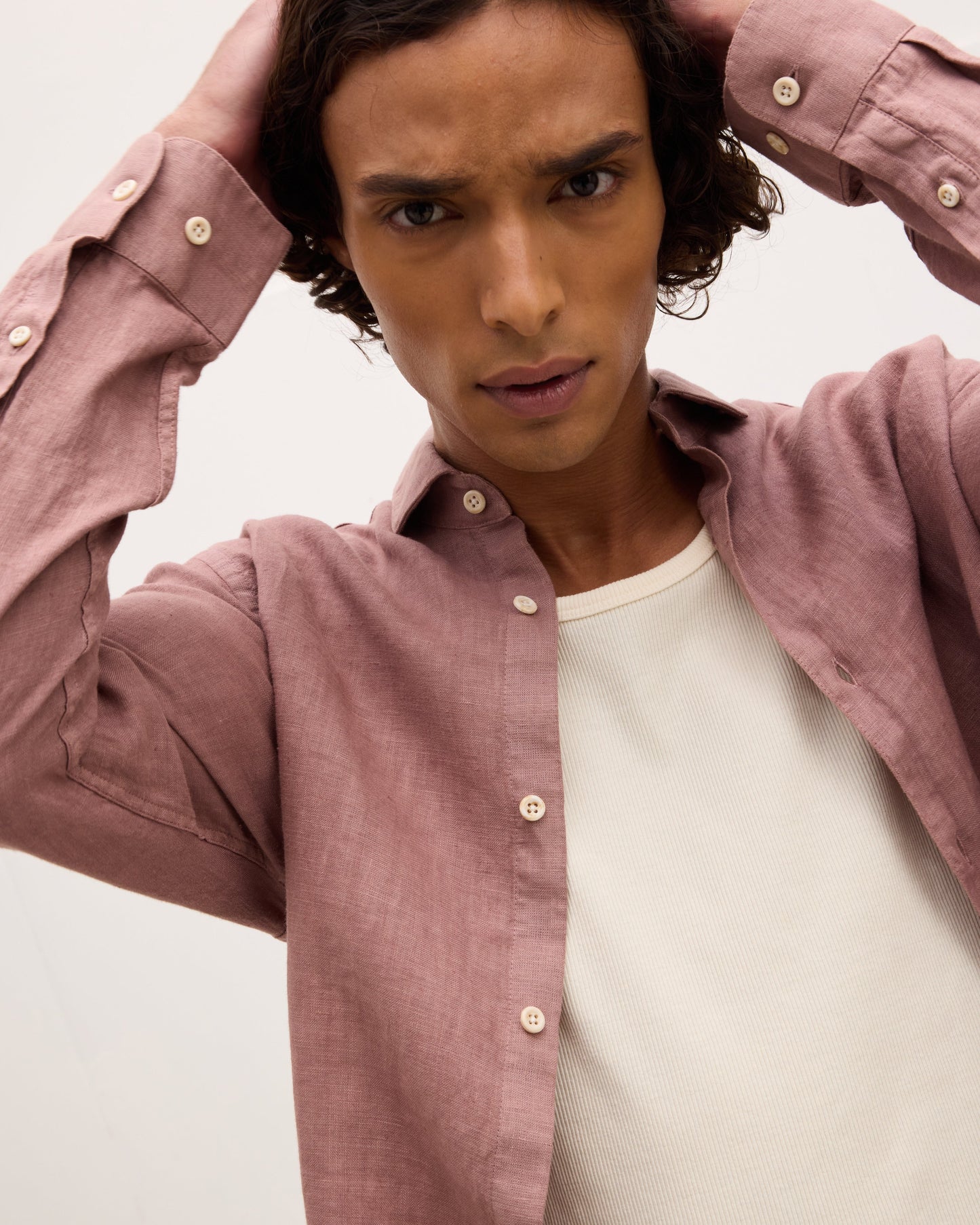 Soho Linen Garment Dye Shirt