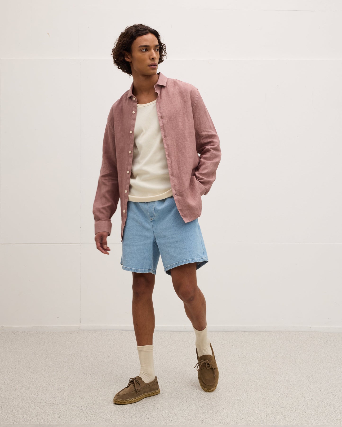 Soho Linen Garment Dye Shirt