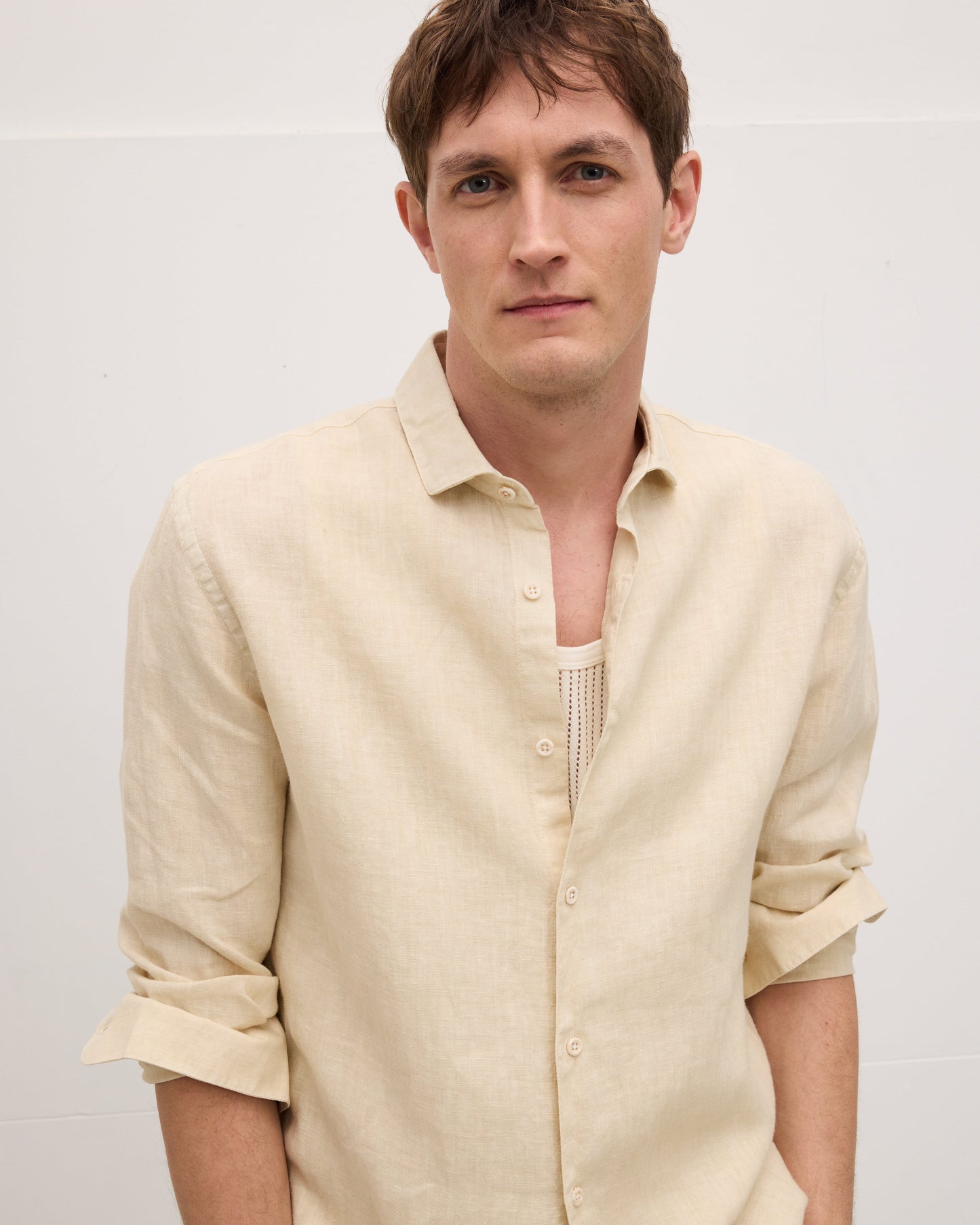 Soho Linen Garment Dye Shirt