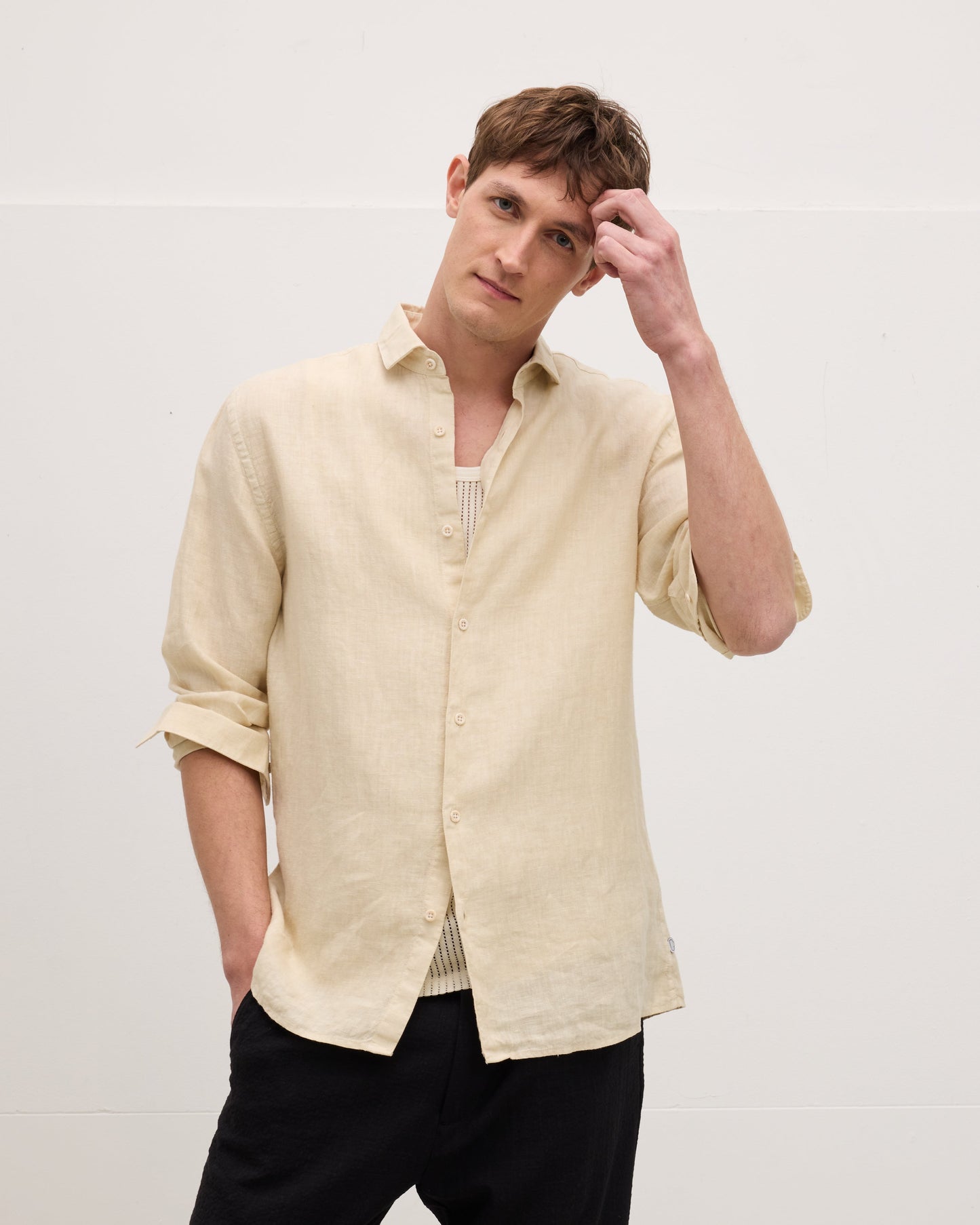 Soho Linen Garment Dye Shirt