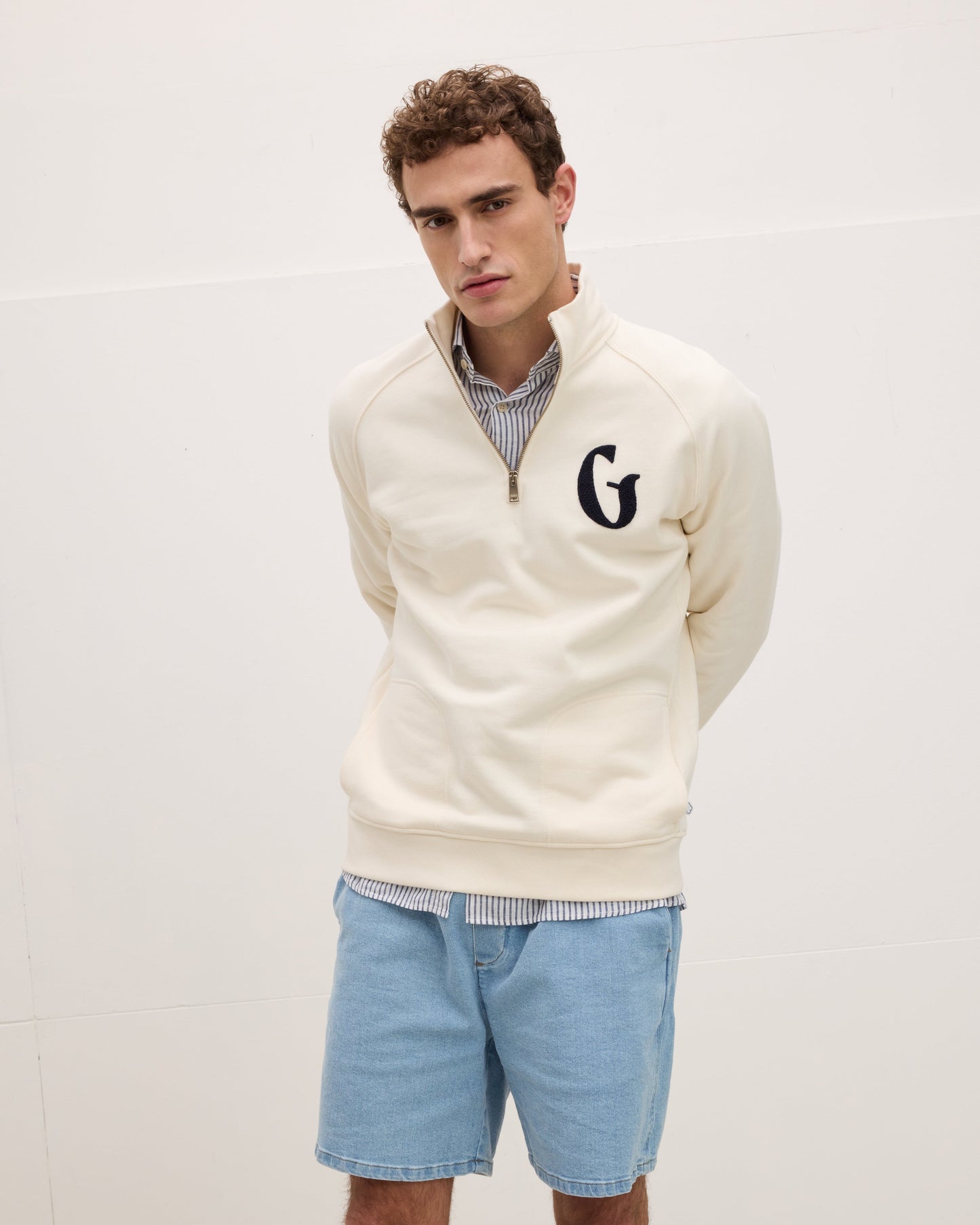 Sweater met Zipper Kraag