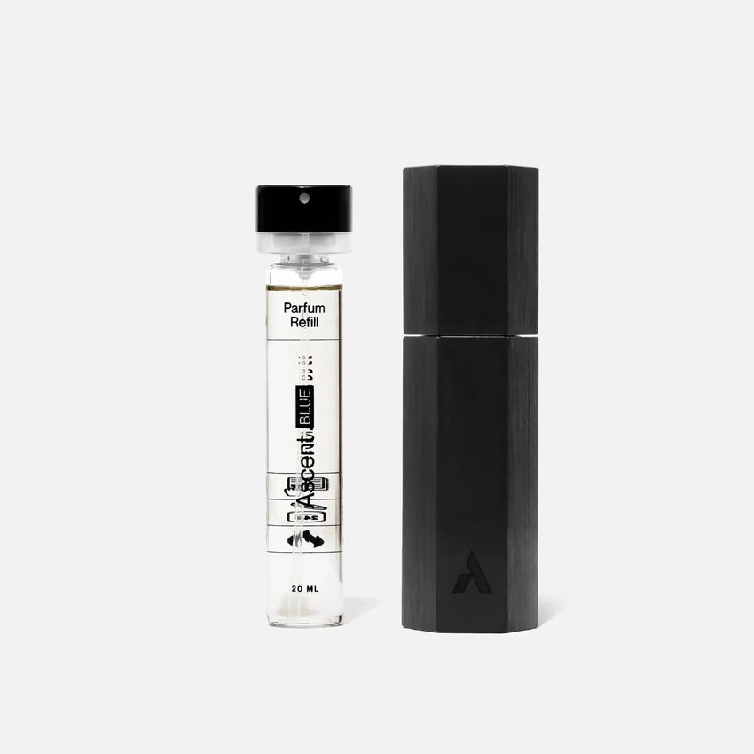 Ascent - Verpakking + parfum navullingl | Blauw