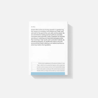 Ascent - Case & Parfum Refill | Blue