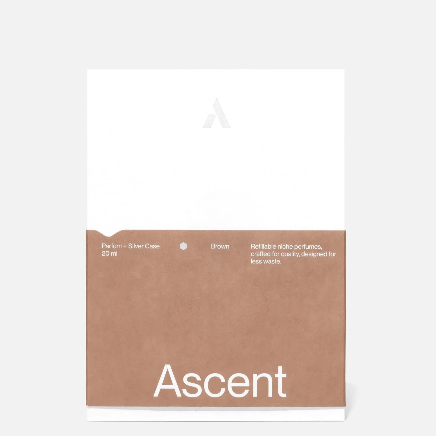 Ascent - Silver Case & Parfum Refill | Brown