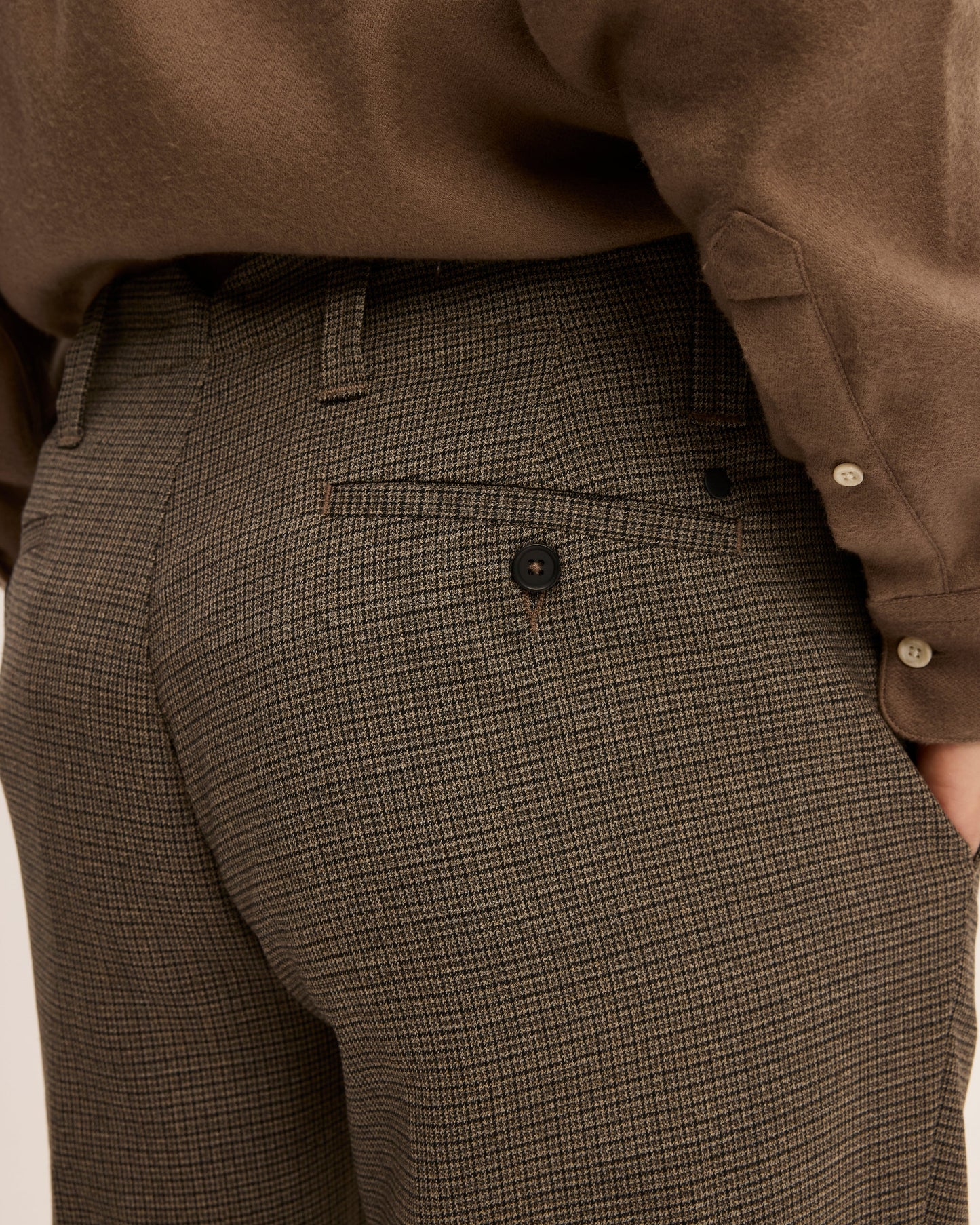 Bart Tapered Check Trousers
