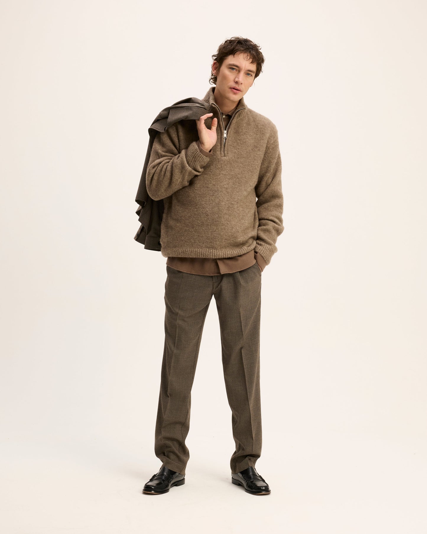 Bart Tapered Check Trousers