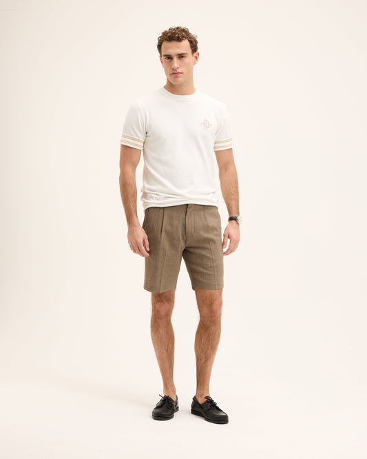 Hart Wool-linen Blend Shorts