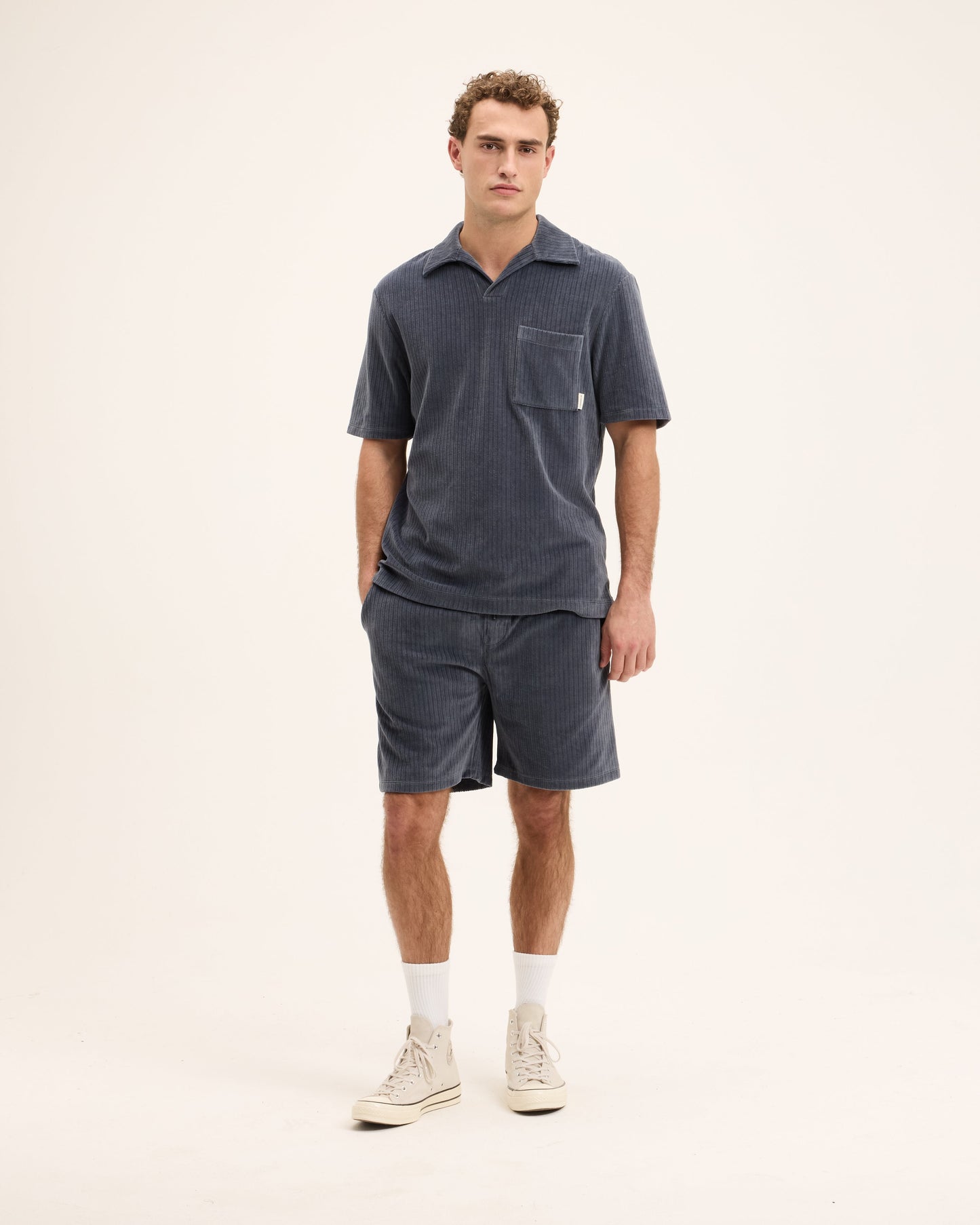 Hendric Relaxed Toweling Shorts