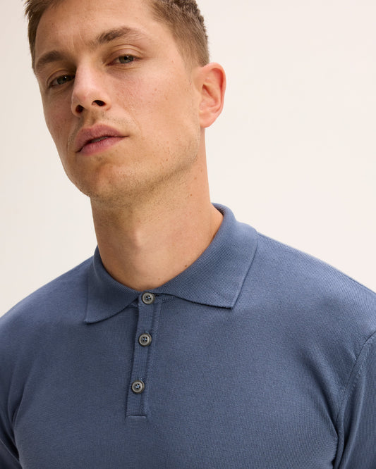 Kai Italian Knitted Long-Sleeve Polo