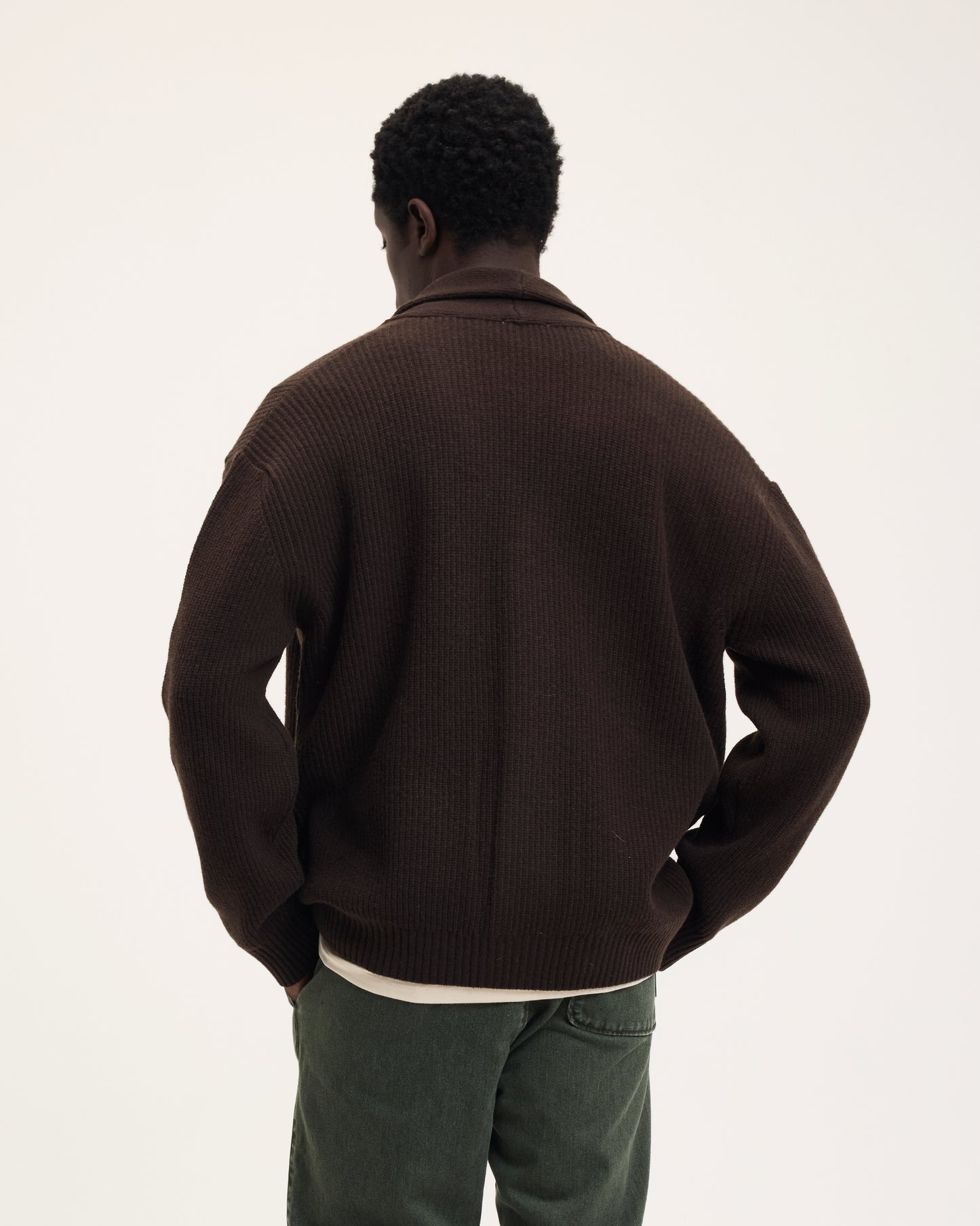 Kardigan Wool Knitted Vest