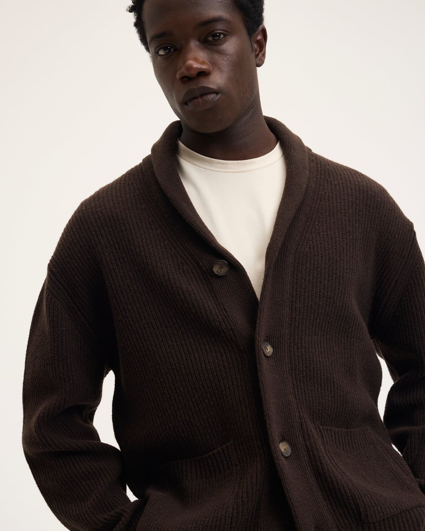 Kardigan Wool Knitted Vest