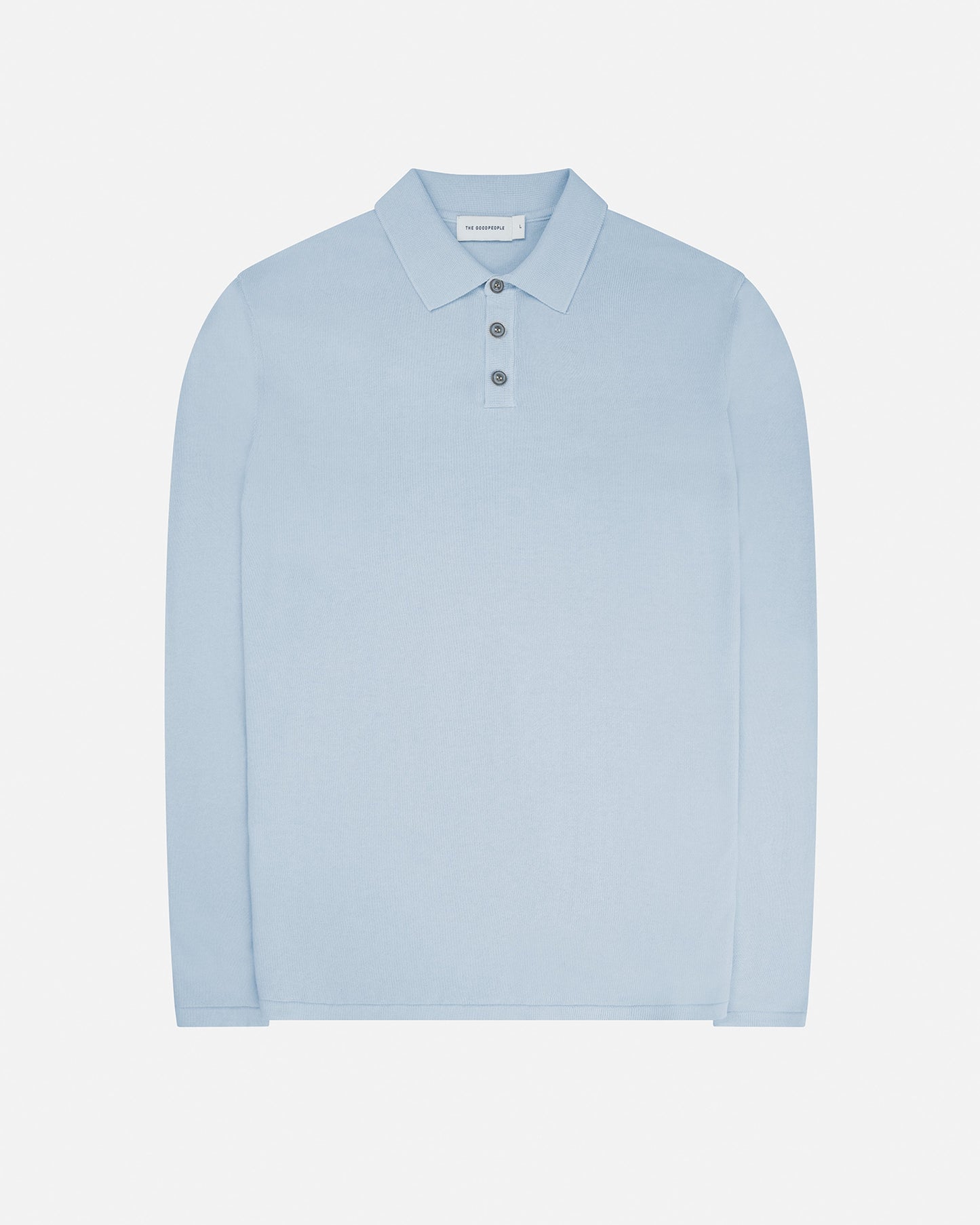 Italian Knitted Long-Sleeve Polo