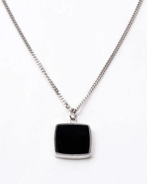 Charlotte Wooning - Necklace Square Stone