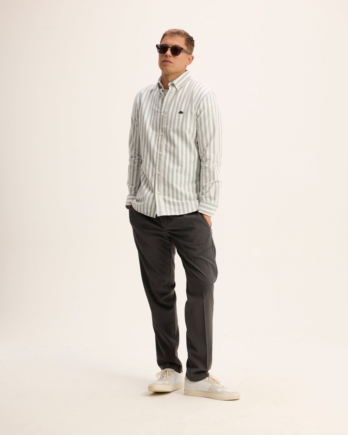Seinfield Striped Cotton Shirt