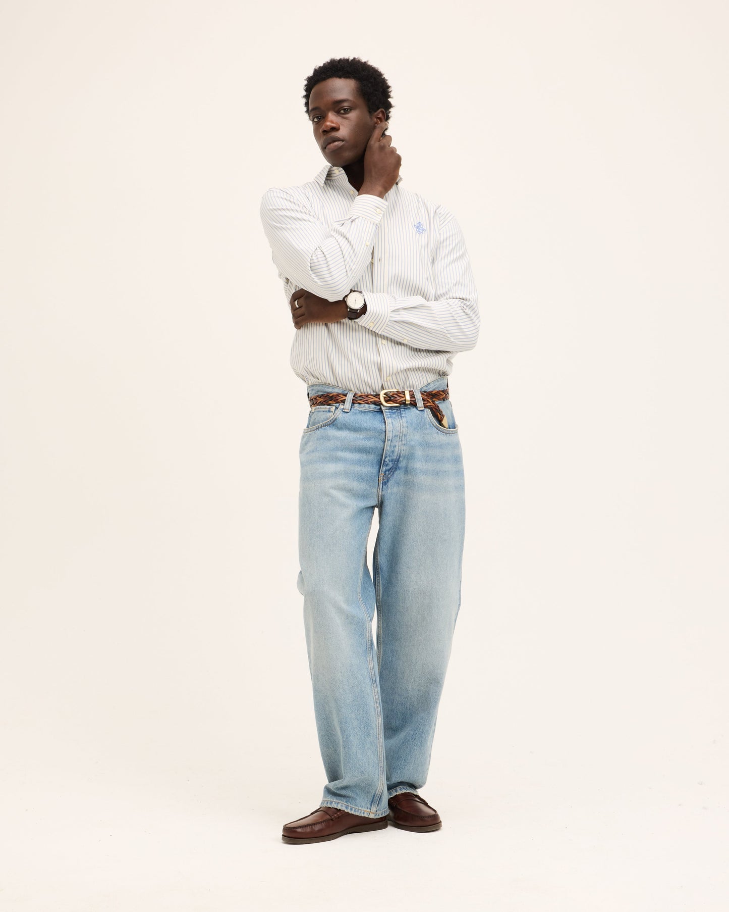 Seinfield Striped Cotton Shirt