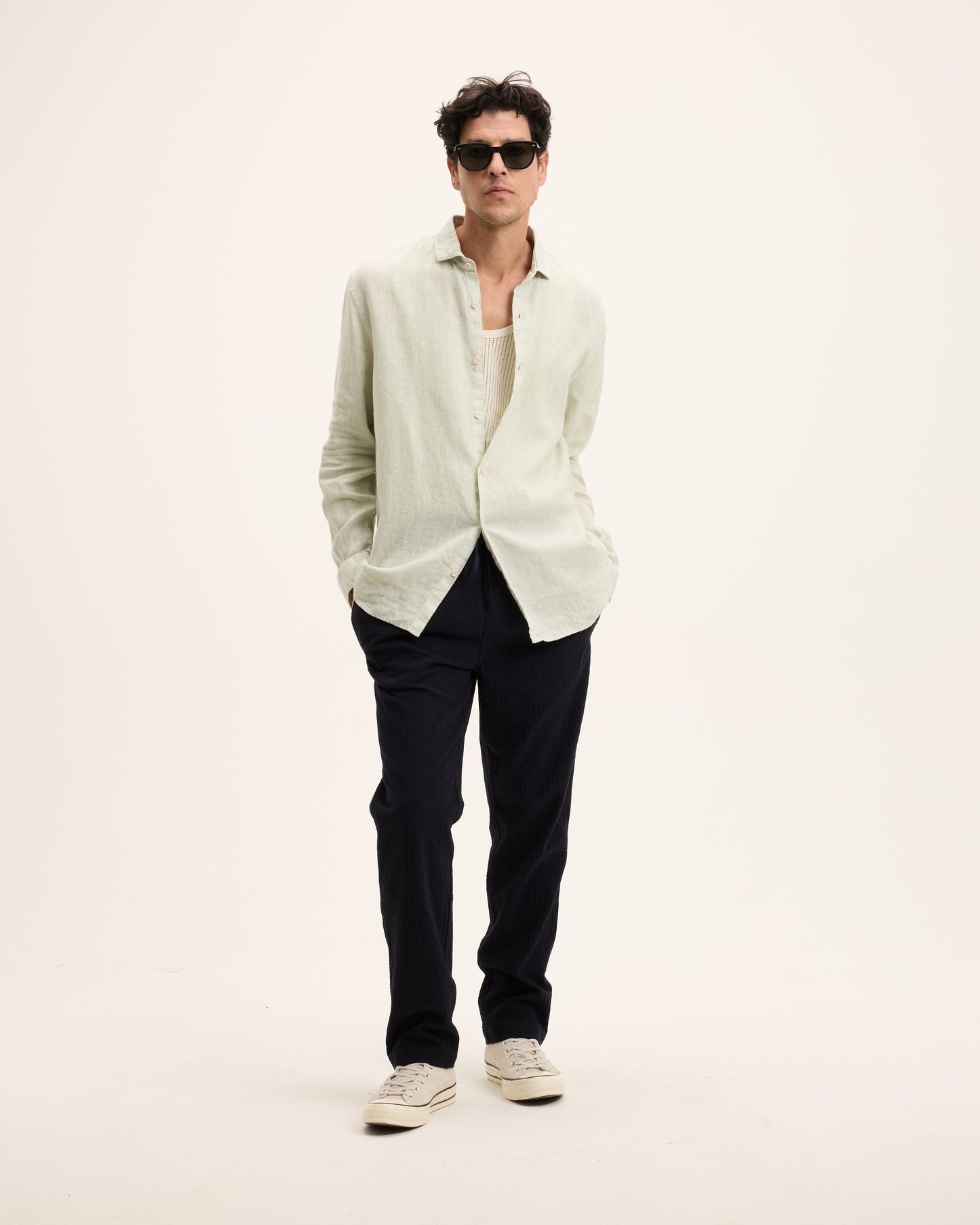 Soho Linen Garment Dye Shirt