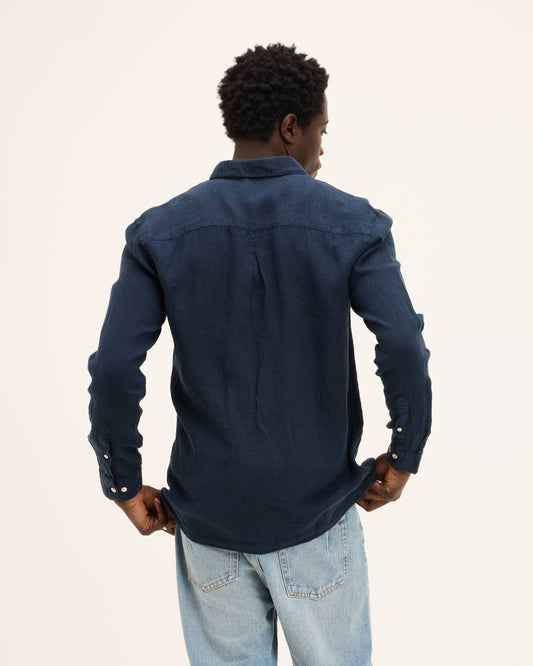 Soho Linen Garment Dye Shirt