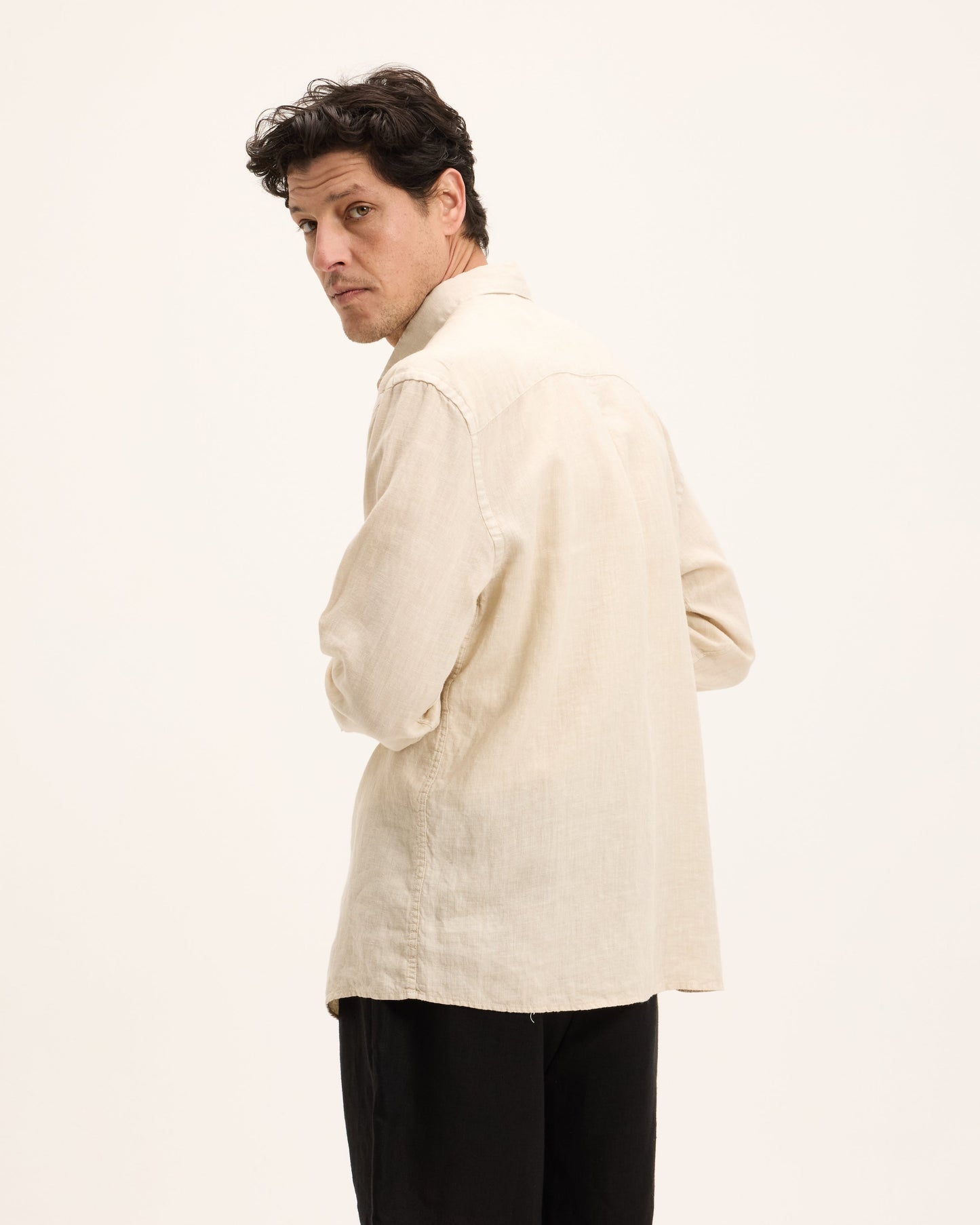 Soho Linen Garment Dye Shirt