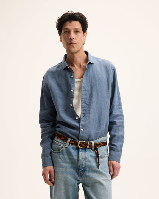 Soho Linen Garment Dye Shirt