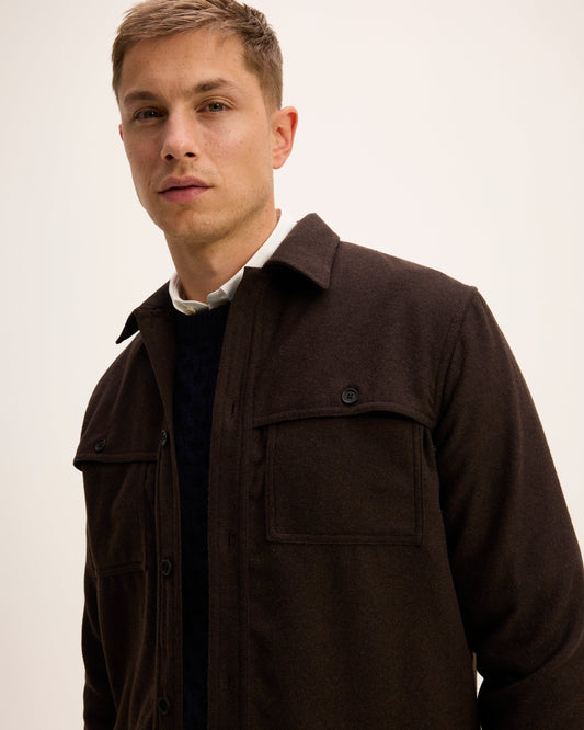 Solva Wool Blend Overshirt