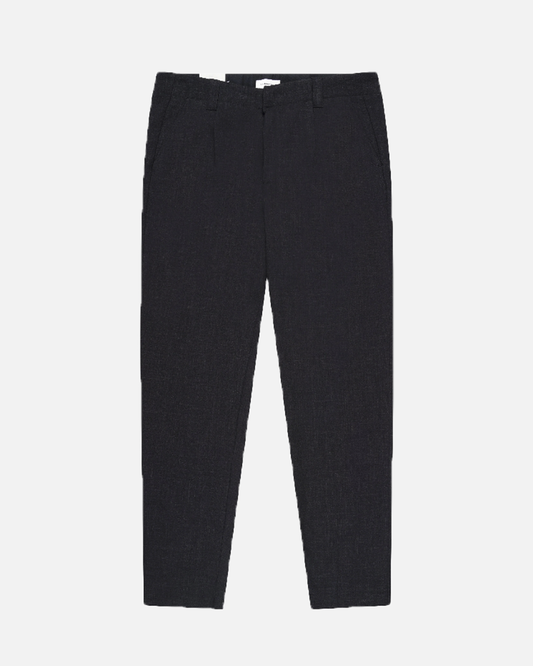 Linen Blend Tapered Trousers