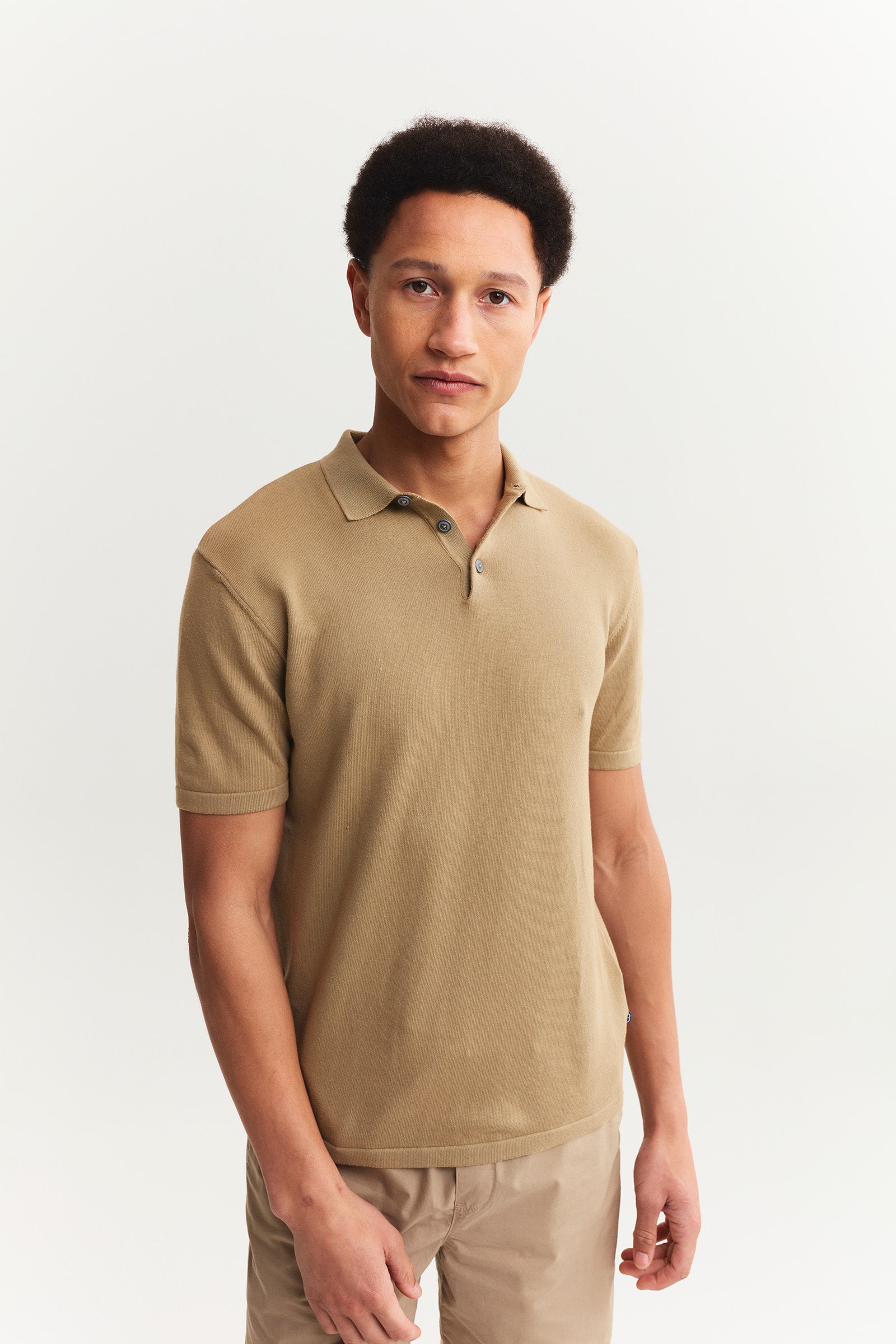 Slim Fit Knitted Polo