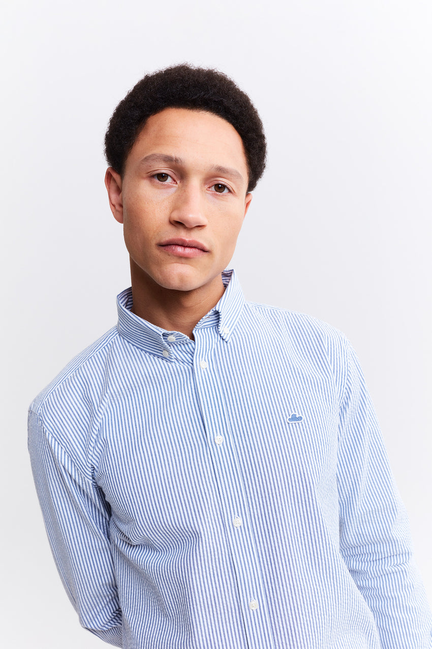 Seersucker Cloud Shirt
