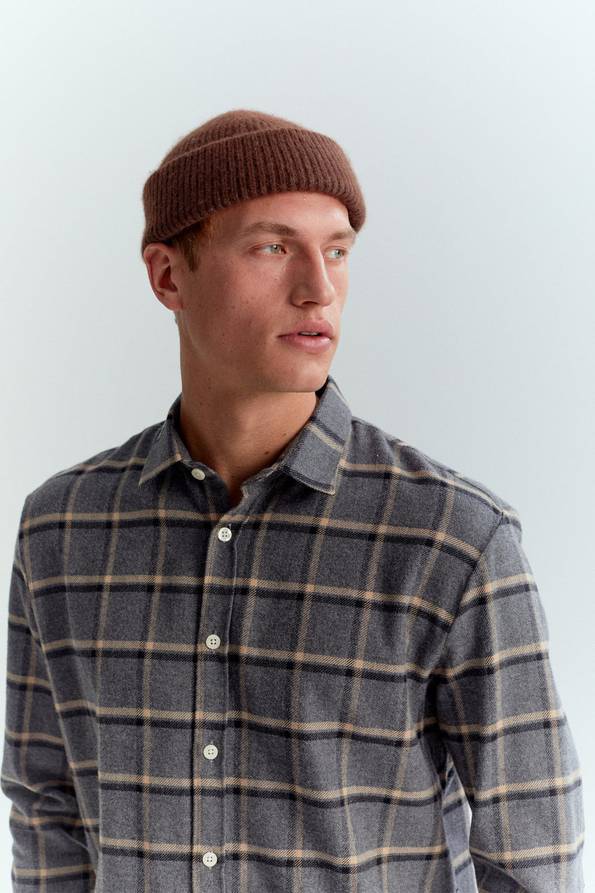 Flanel check shirt