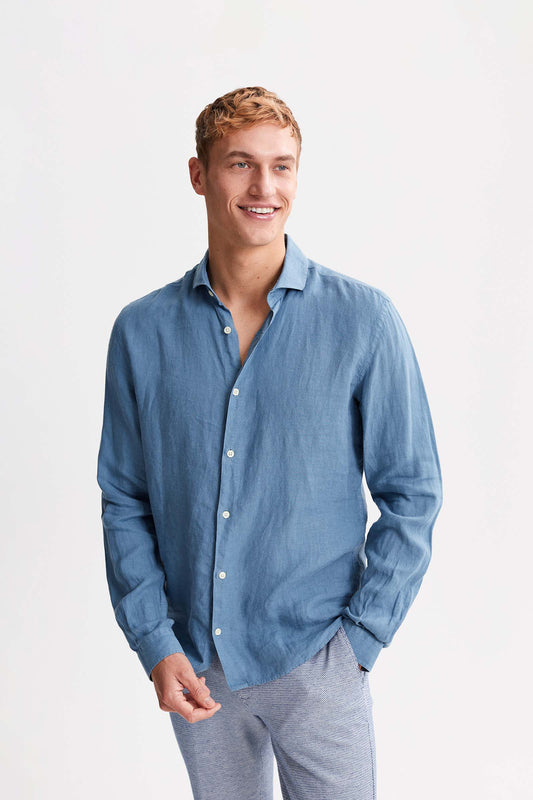 Soho Linen Garment Dye Shirt